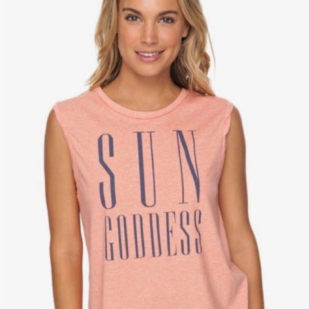 Roxy Sun Goddess Peach Tank - size Large